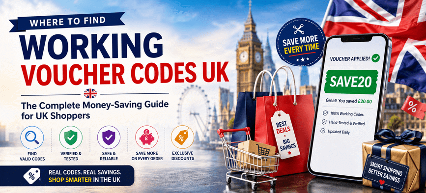 UK Voucher Codes Shop Smarter, Save More