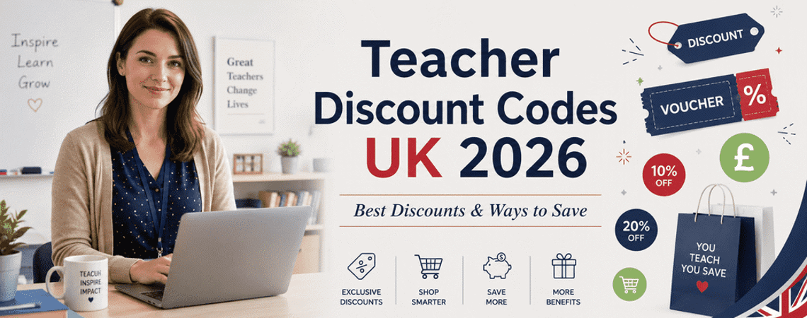 Teacher discount codes and savings offers in the UK